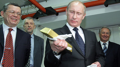 dự trữ vàng của Nga, dự trữ ngoại hối, nền kinh tế Nga, dự trữ vàng thế giới, nhu cầu vàng thế giới, tổng thống Nga, tổng thống Putin, Vladimir Putin